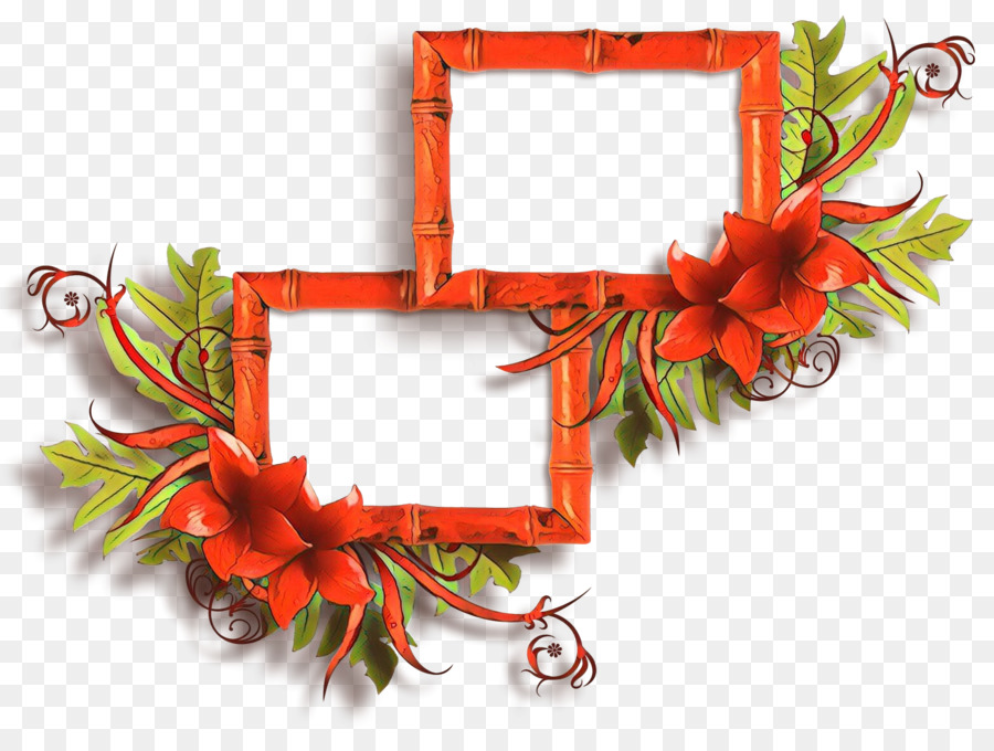 คริสมาสต์ Ornament，ดอกไม้ PNG