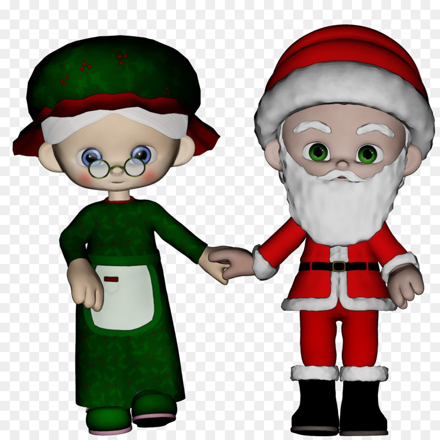 คุณนาย Claus，คริสมาสต์ Ornament PNG