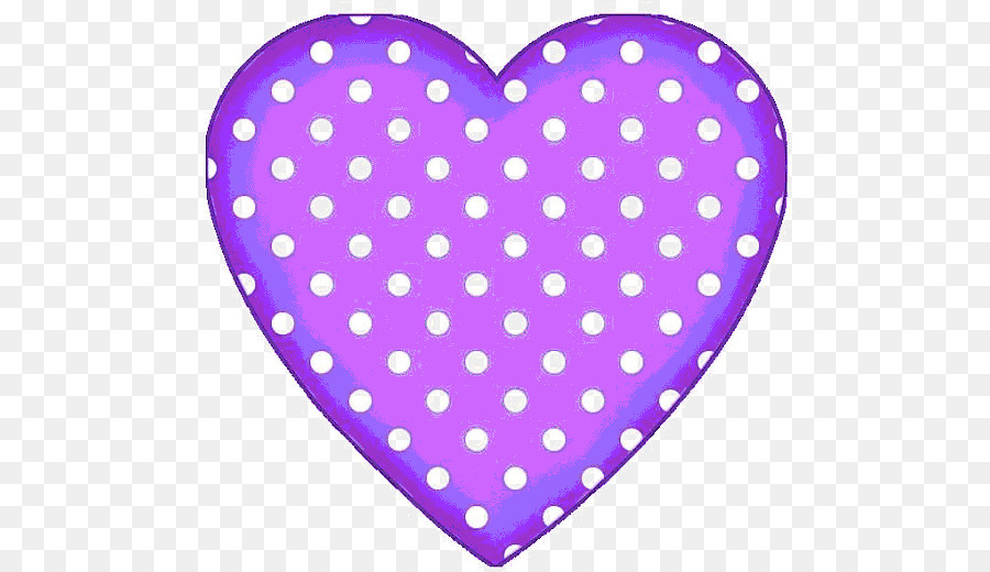 Polka Dot Heart，รัก PNG