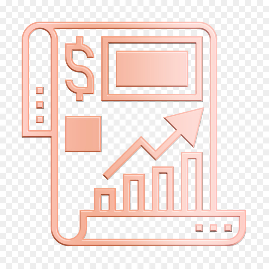 ไอคอนรายงานทางการเงิน，การเงิน PNG