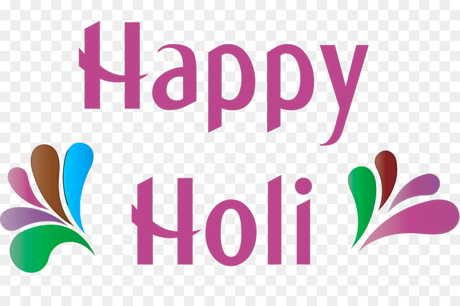 Happy Holi，ข้อความ PNG