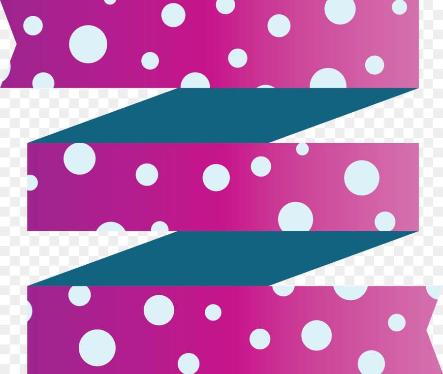 Polka Dot Ribbon，ลวดลาย PNG