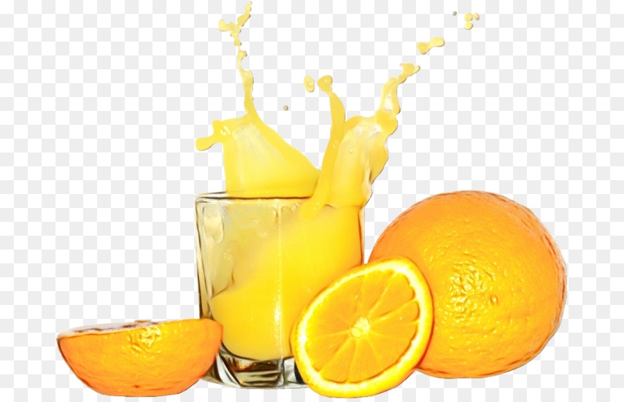 สีส้มดื่ม，มะนาว PNG