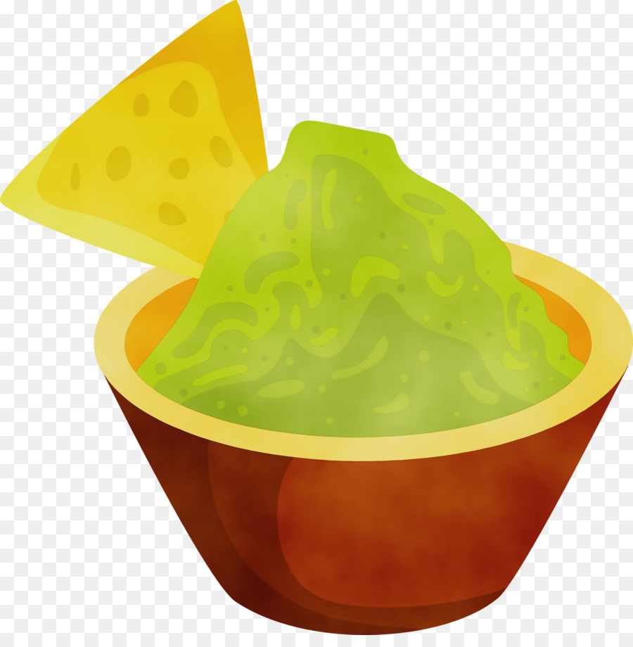 Guacamole กับชิป，จุ่ม PNG