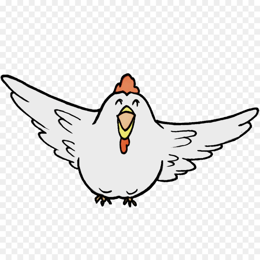 ลายเส้น，ไก่ PNG