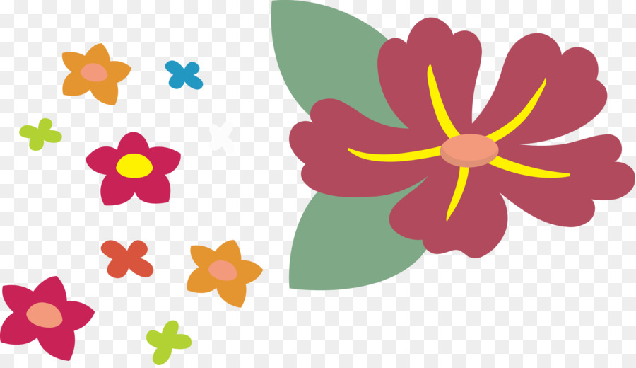 สอนจัดดอกไม้เด็กๆเขาออกแบบ，เปลี่ยนภาพเป็นภาพลวงตา PNG