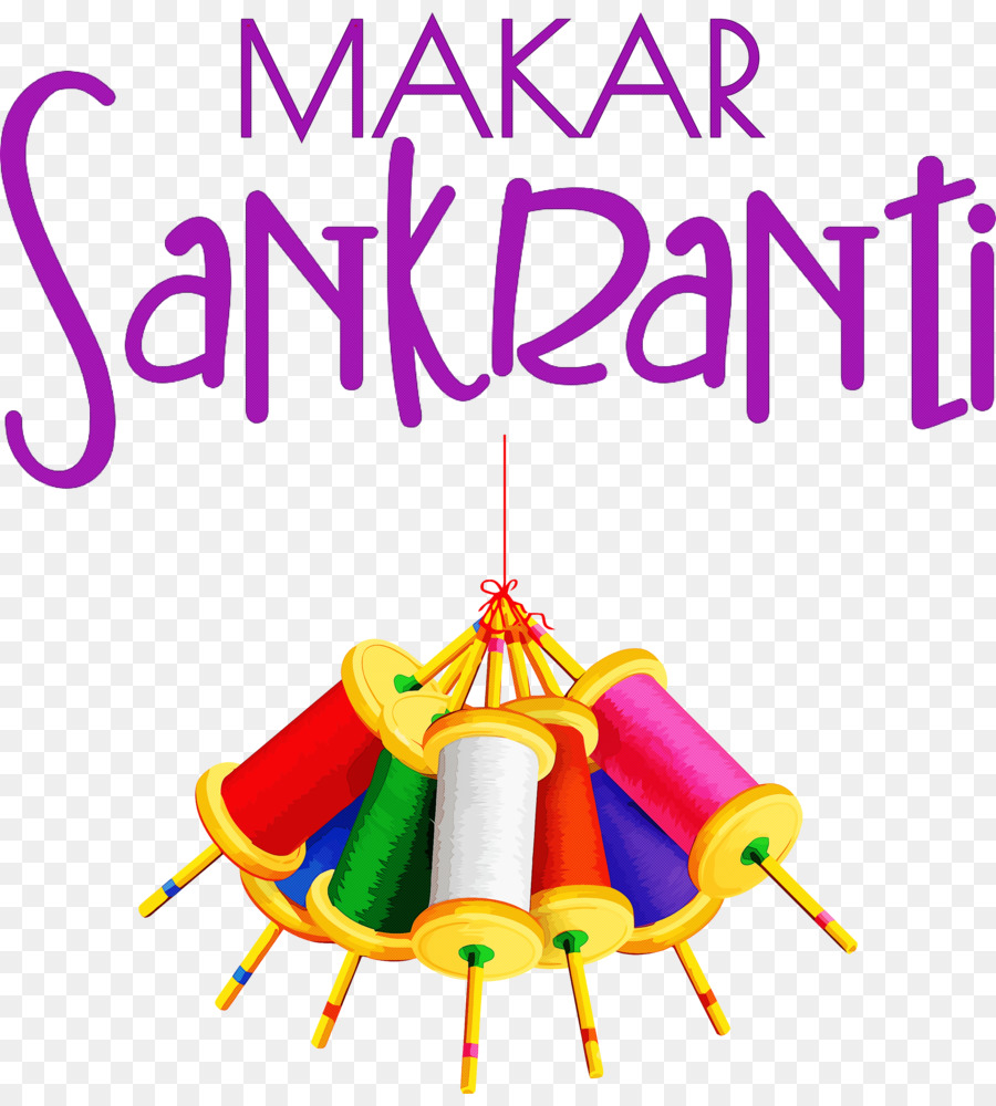 สระว่าวสีสันสดใส，Makar Sankranti PNG