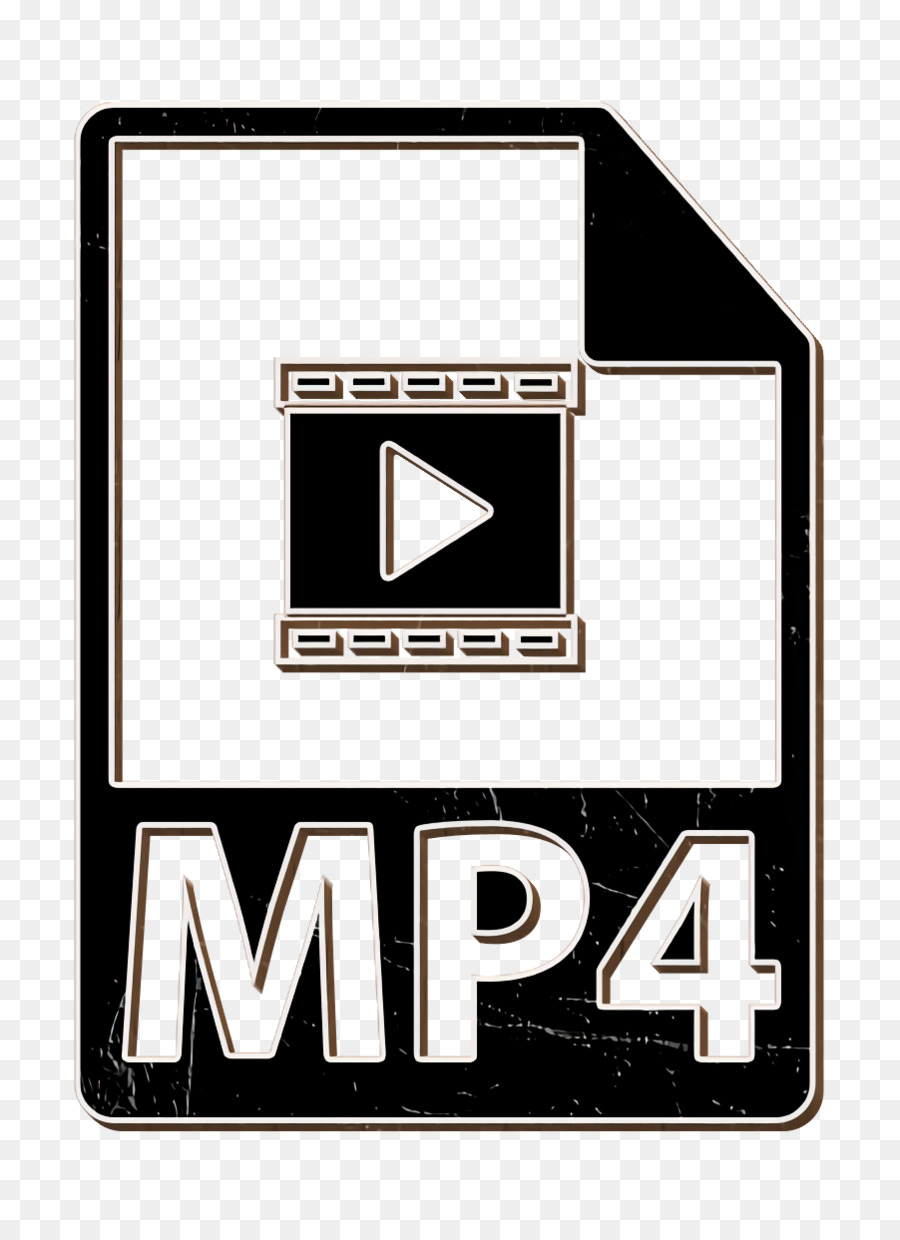 ไอคอนไฟล์ Mp4，วิดีโอ PNG