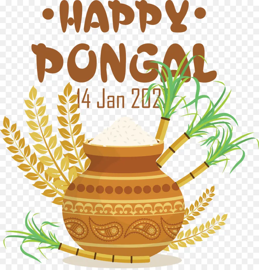 Pongal สามารถ，เก็บเกี่ยว PNG