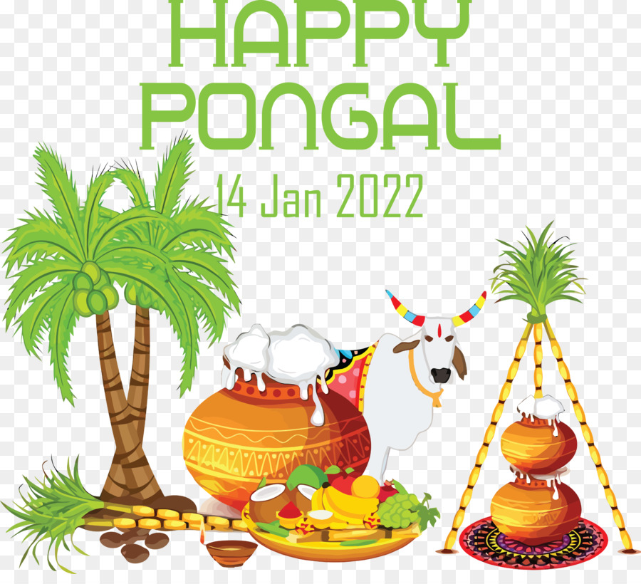 Pongal，Makar Sankranti 2022 PNG