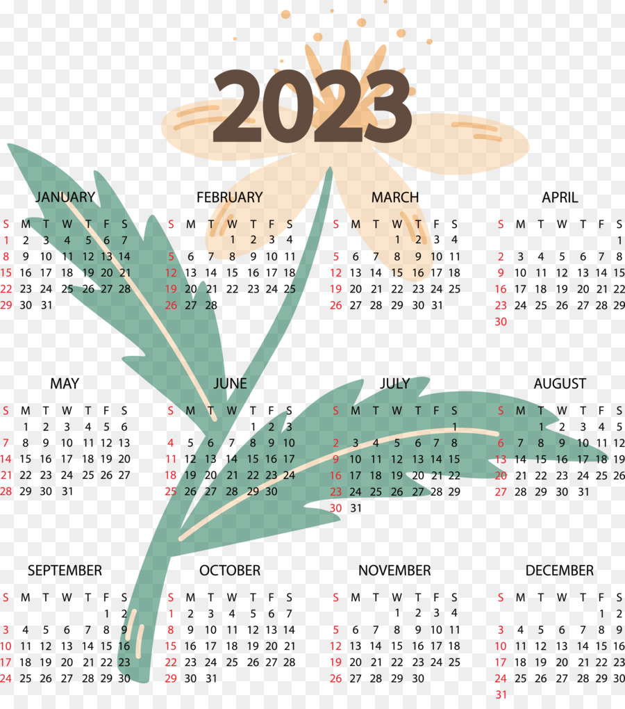 2023 ปฏิทิน，ปฏิทิน PNG