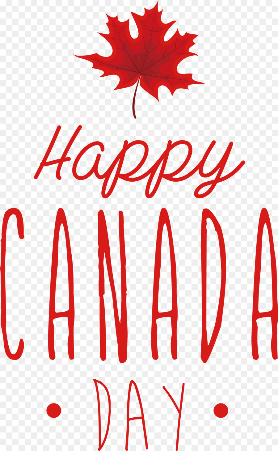 Happy Canada Day Banner，การเฉลิมฉลอง PNG