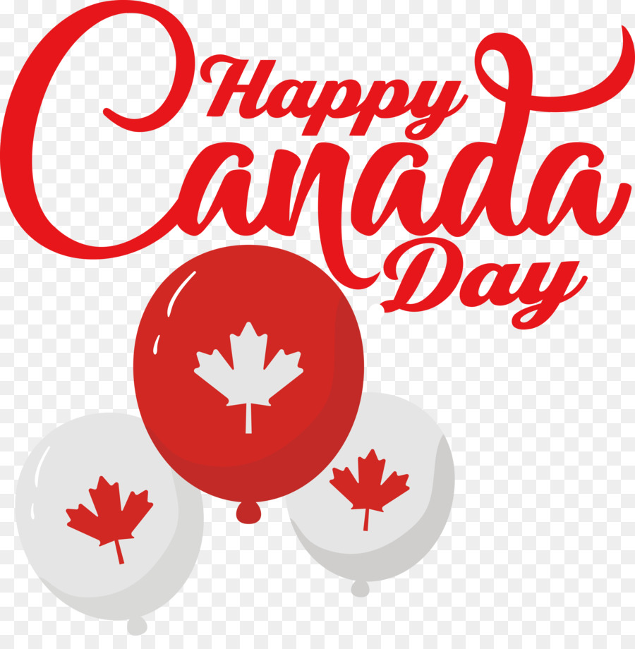 Happy Canada Day Banner，การเฉลิมฉลอง PNG