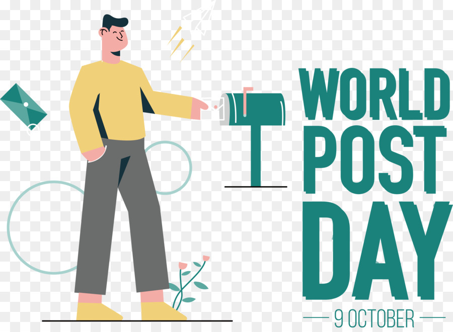 โลกโพสองวัน，โปสเตอร์ World Post Day PNG