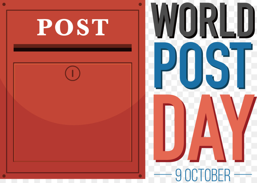โลกโพสองวัน，โปสเตอร์ World Post Day PNG