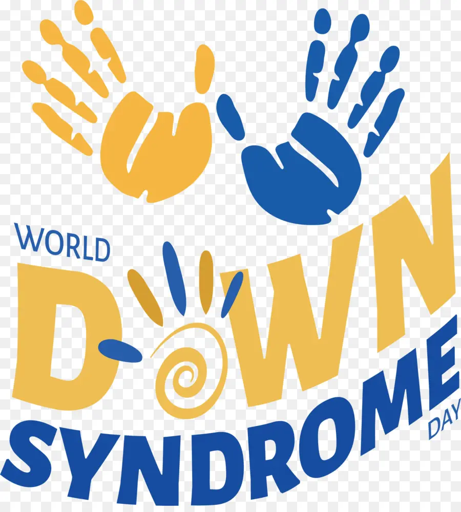โลกโฟลงวัน，โปสเตอร์ Down Day World Syndrome PNG