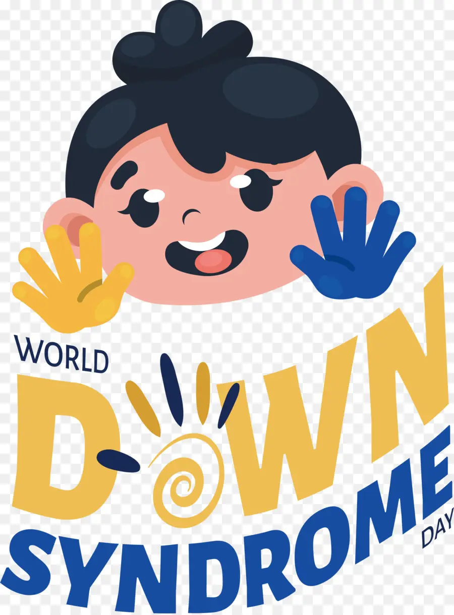 วันดาวน์ซินโดรมโลก，โปสเตอร์ Down Day World Syndrome PNG