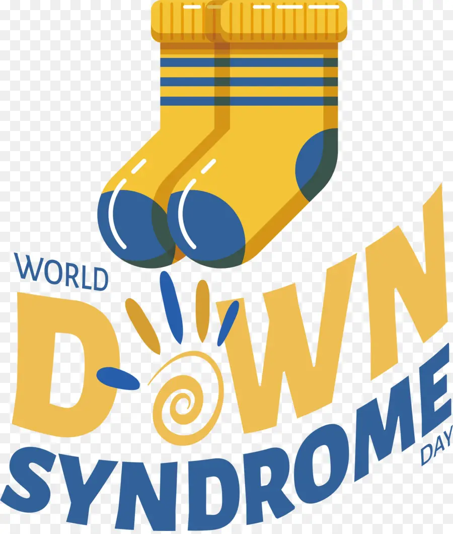 โลกโฟลงวัน，โปสเตอร์ Down Day World Syndrome PNG