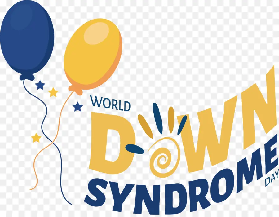 โลกโฟลงวัน，โปสเตอร์ Down Day World Syndrome PNG