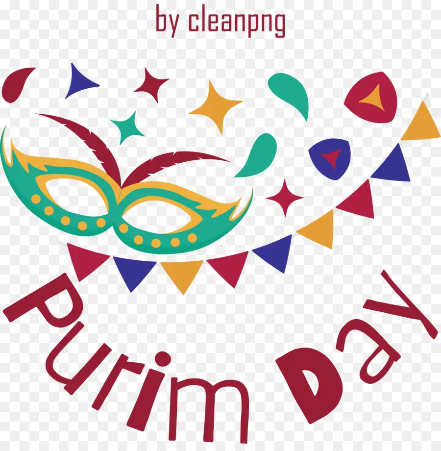 Purim，หน้ากากและลูกปา PNG