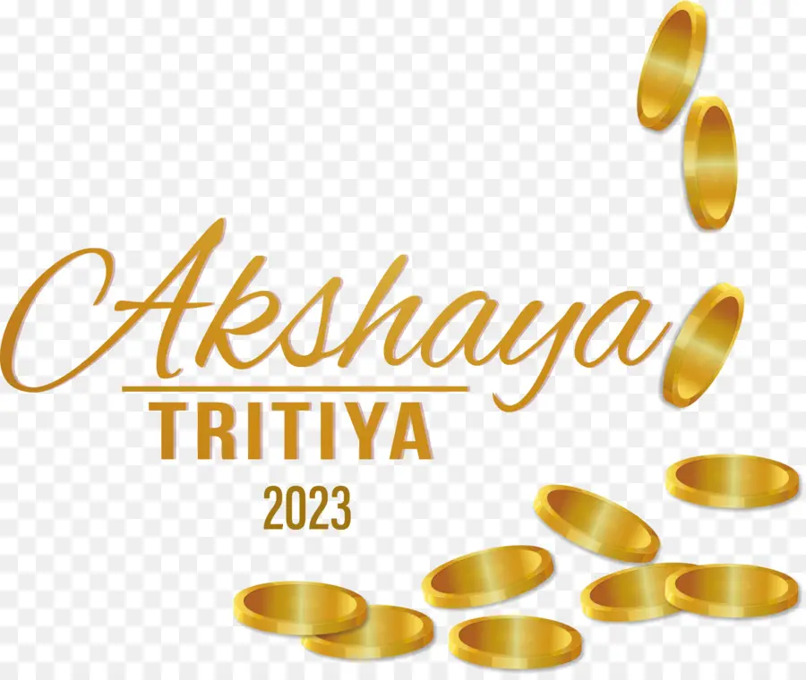 Akshaya Tritiya มีความสุข，เหรียญทอง PNG