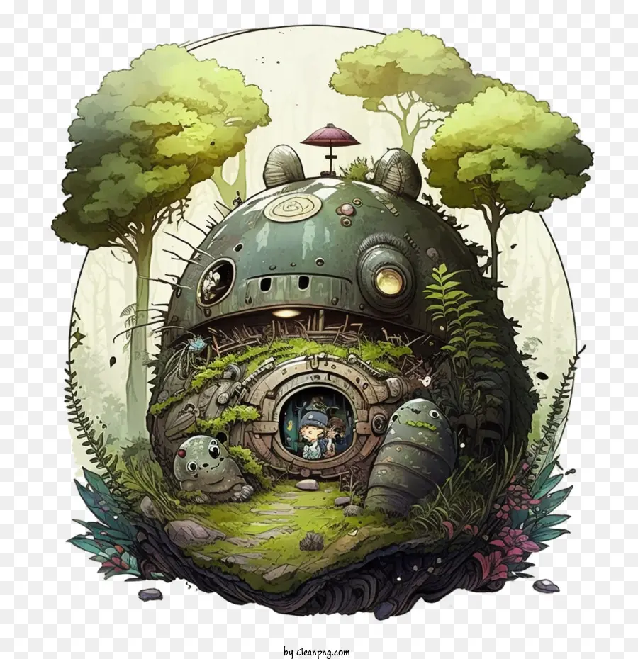 น่ารัก Totoro，การ์ตูน Totoro PNG