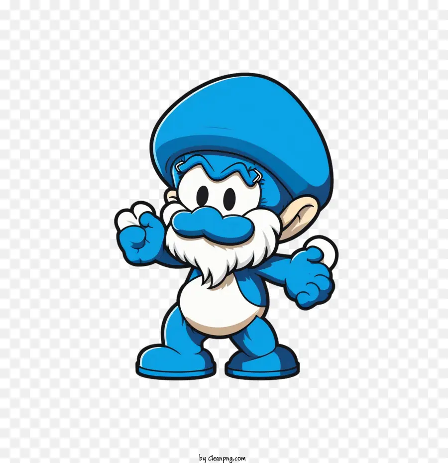 การ์ตูน Smurf，Papa Smurf PNG