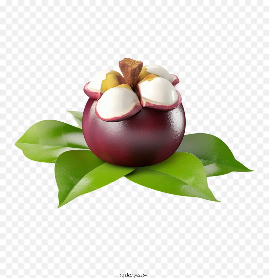 มังคุด，ผลไม้ Mangosteen PNG