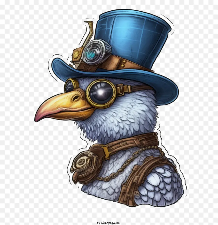 Dodo，นก Steampunk PNG