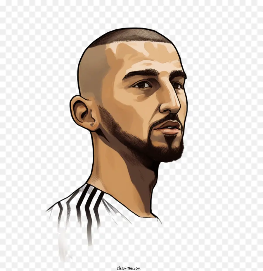 Karim Benzema，คนการ์ตูน PNG