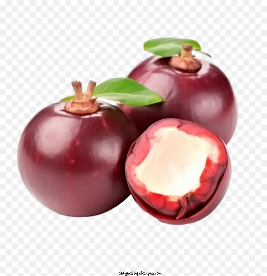 มังคุด，ผลไม้ Mangosteen PNG