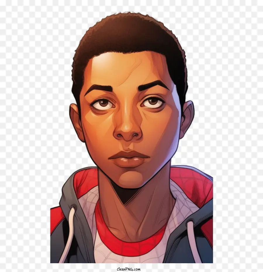 Miles Morales，เด็กชายอนิเมชั่น PNG