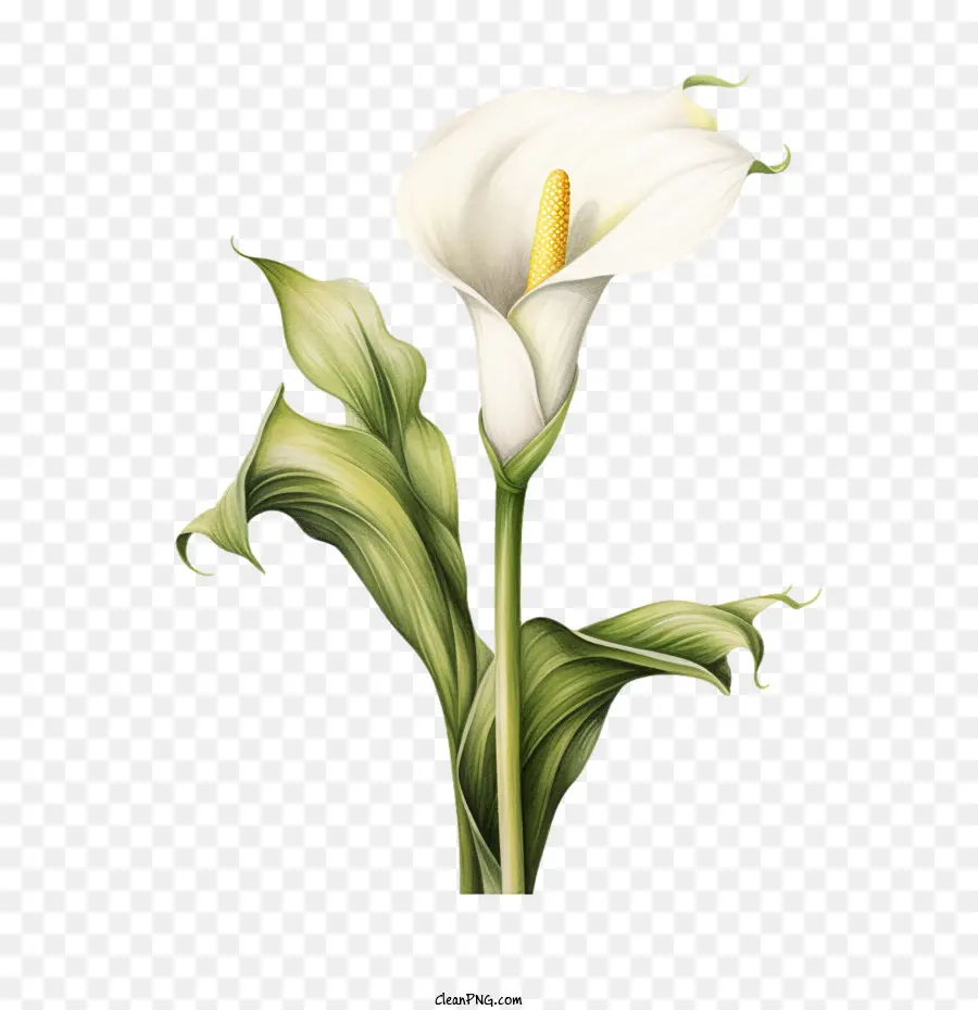 Calla Lily，ดอกลิลลี่ Calla สีขาว PNG