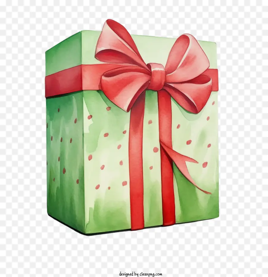 กล่องของขวัญ，สีเขียวของขวัญกล่อง PNG