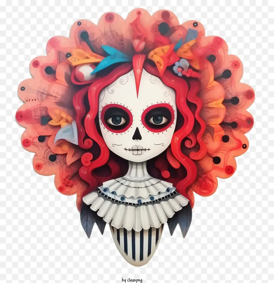 Skelita Calaveras，วันแห่งความตาย PNG