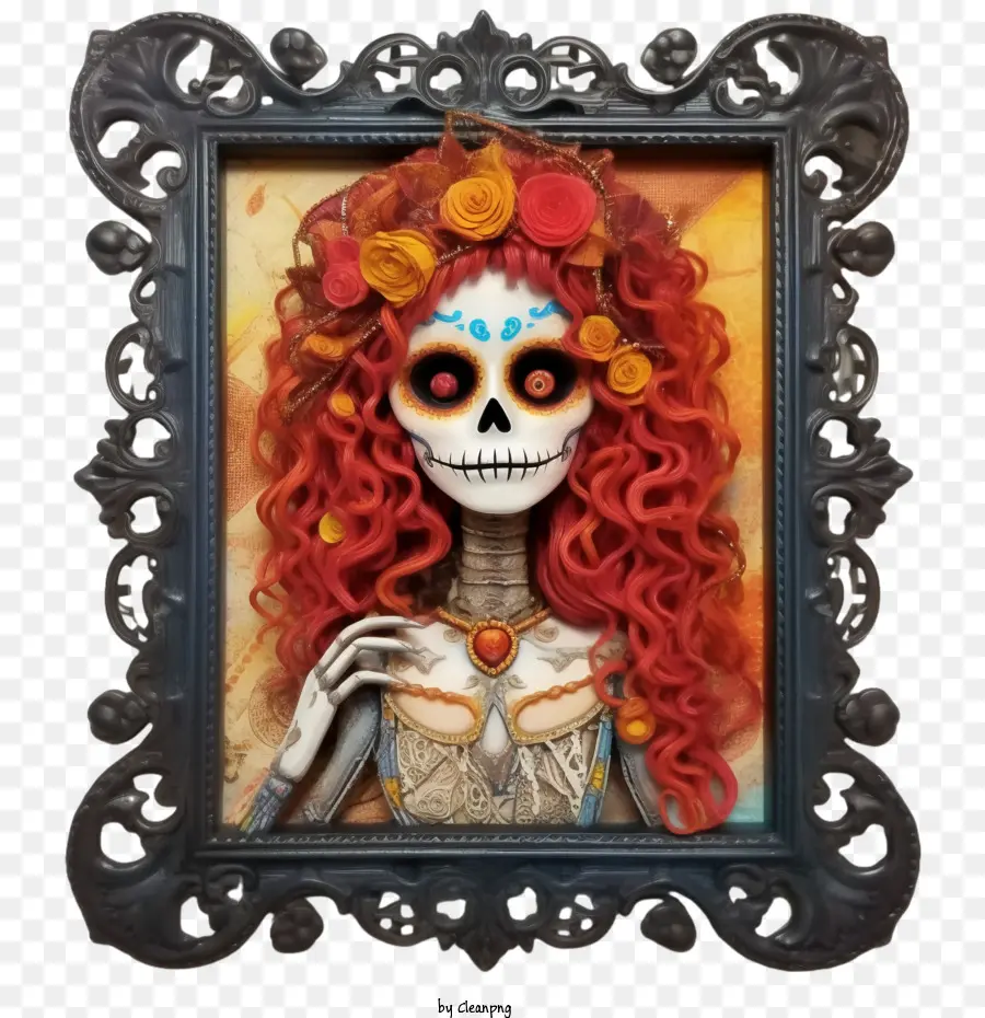 Skelita Calaveras，ภาพโครงกระดูก PNG