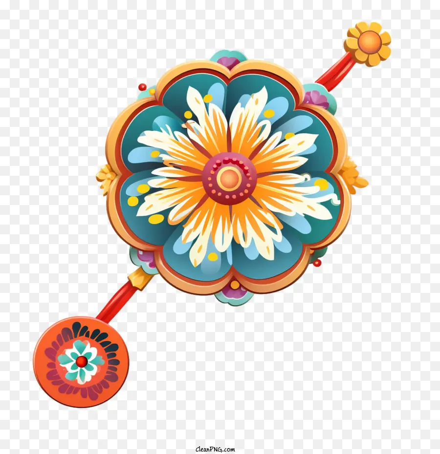 Raksha Bandhan，Rakhi สีสันสดใส PNG