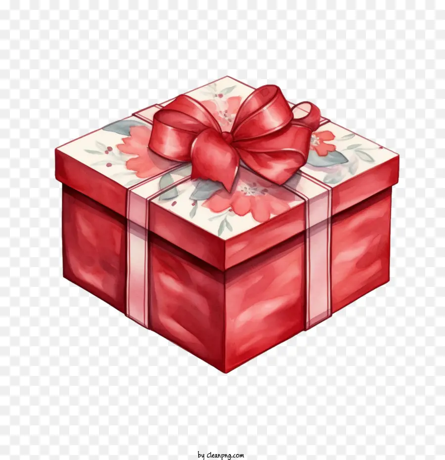 สีแดงของขวัญกล่อง，กล่องของขวัญ PNG