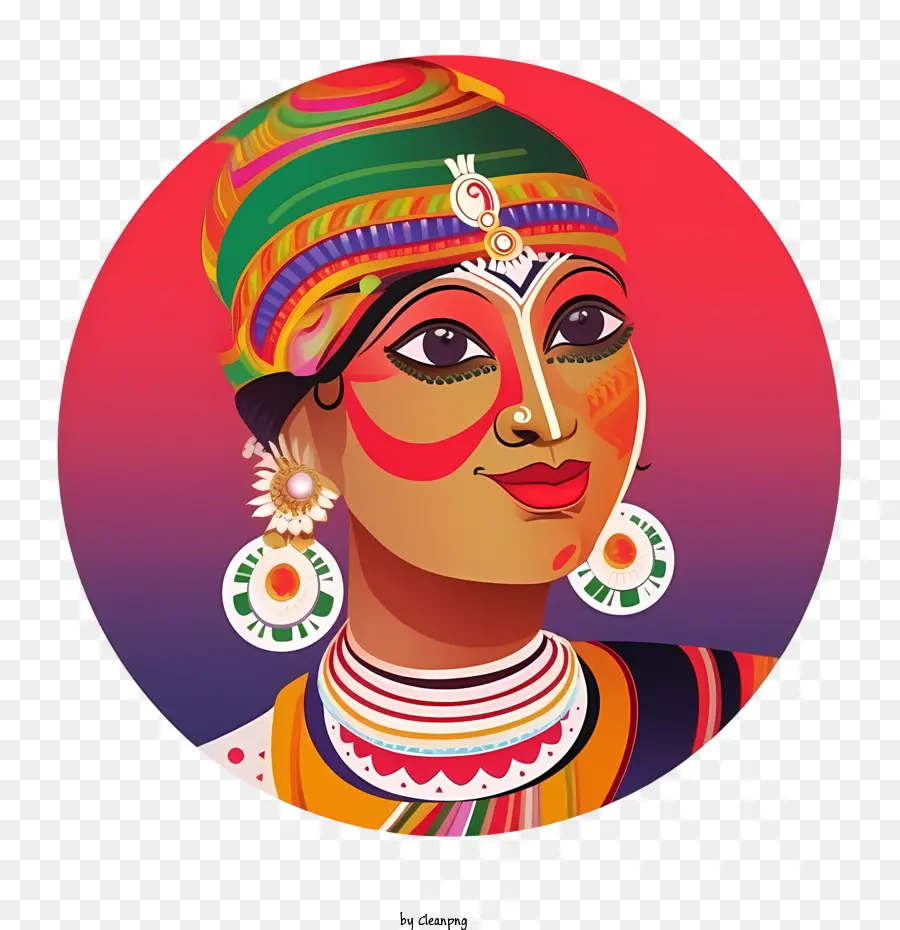 Onam Kathakali，หน้ากากดั้งเดิม PNG