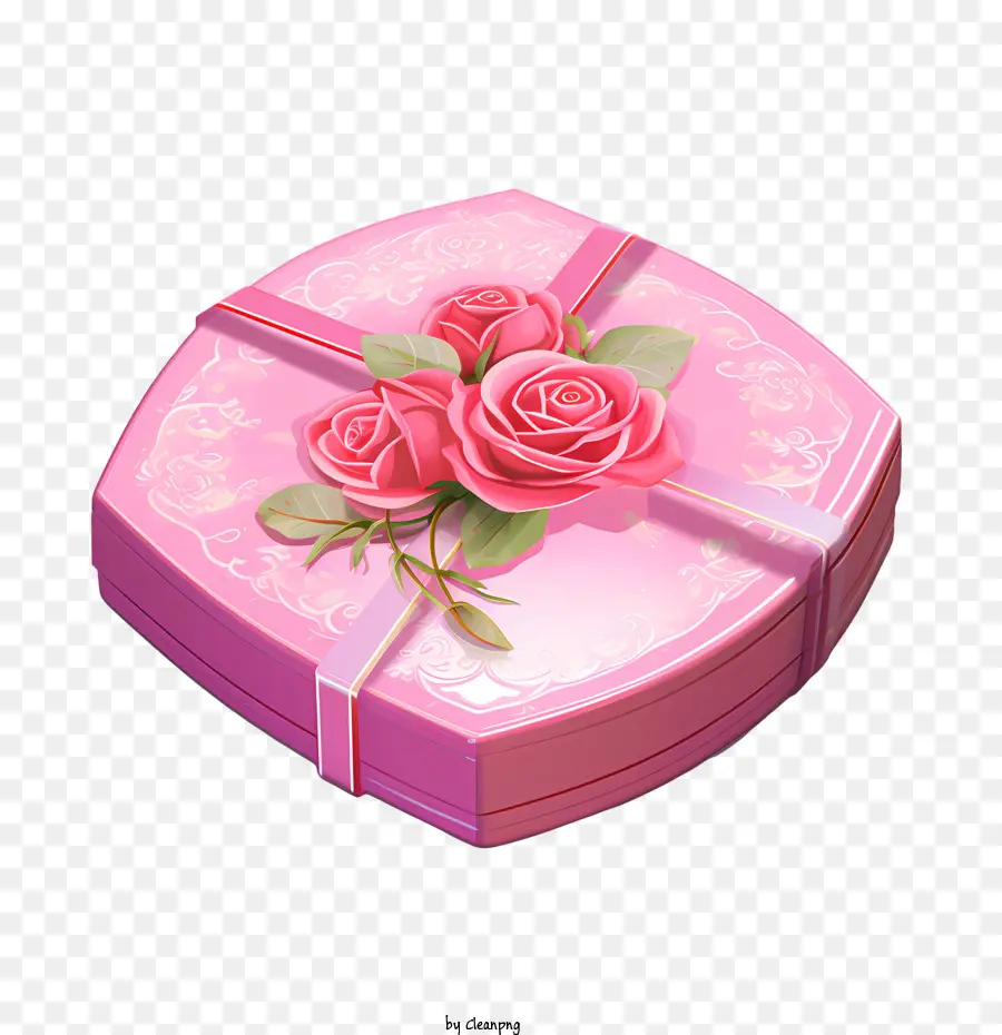 สีชมพูของขวัญกล่อง，กล่อง PNG