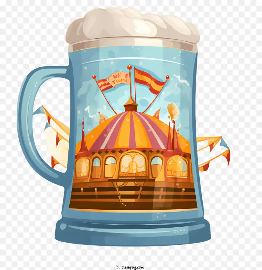 Oktoberfest，แก้วเบียร์ PNG