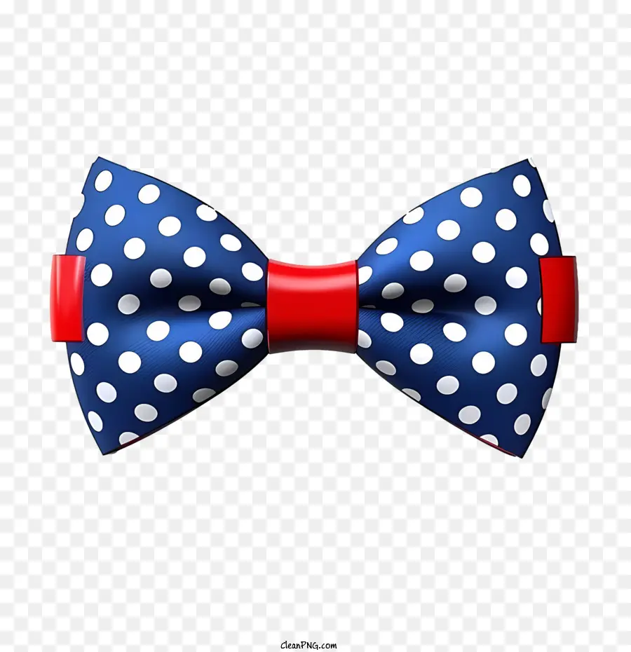 ผูกโบว์，Polka Dot Bow Tie PNG