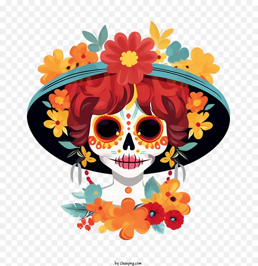 La Catrina，Dia De Muertos PNG