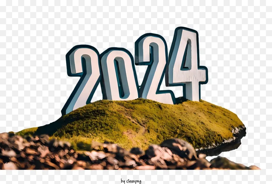 2024 ปีใหม่，2024 ลงชื่อเข้าใช้มอส PNG