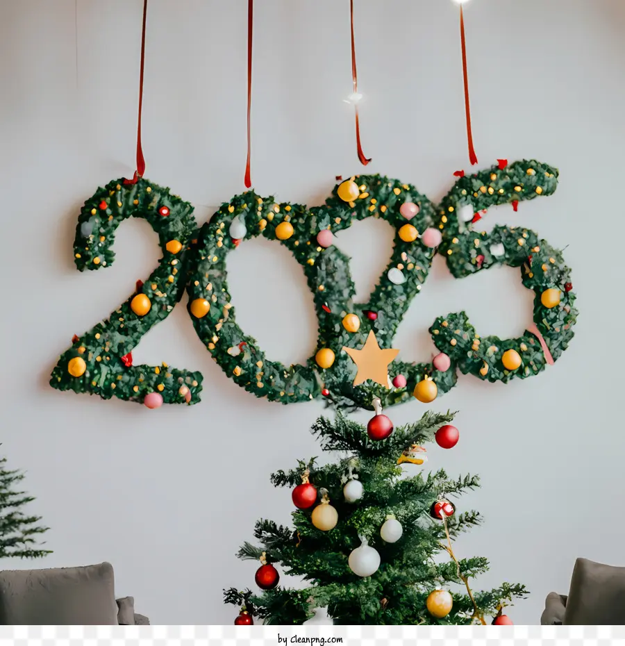 2025 สวัสดีปีใหม่，ต้นคริสต์มาส PNG