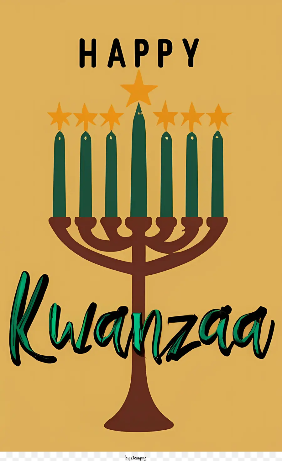 Happy Kwanzaa，เมโนราห์ PNG