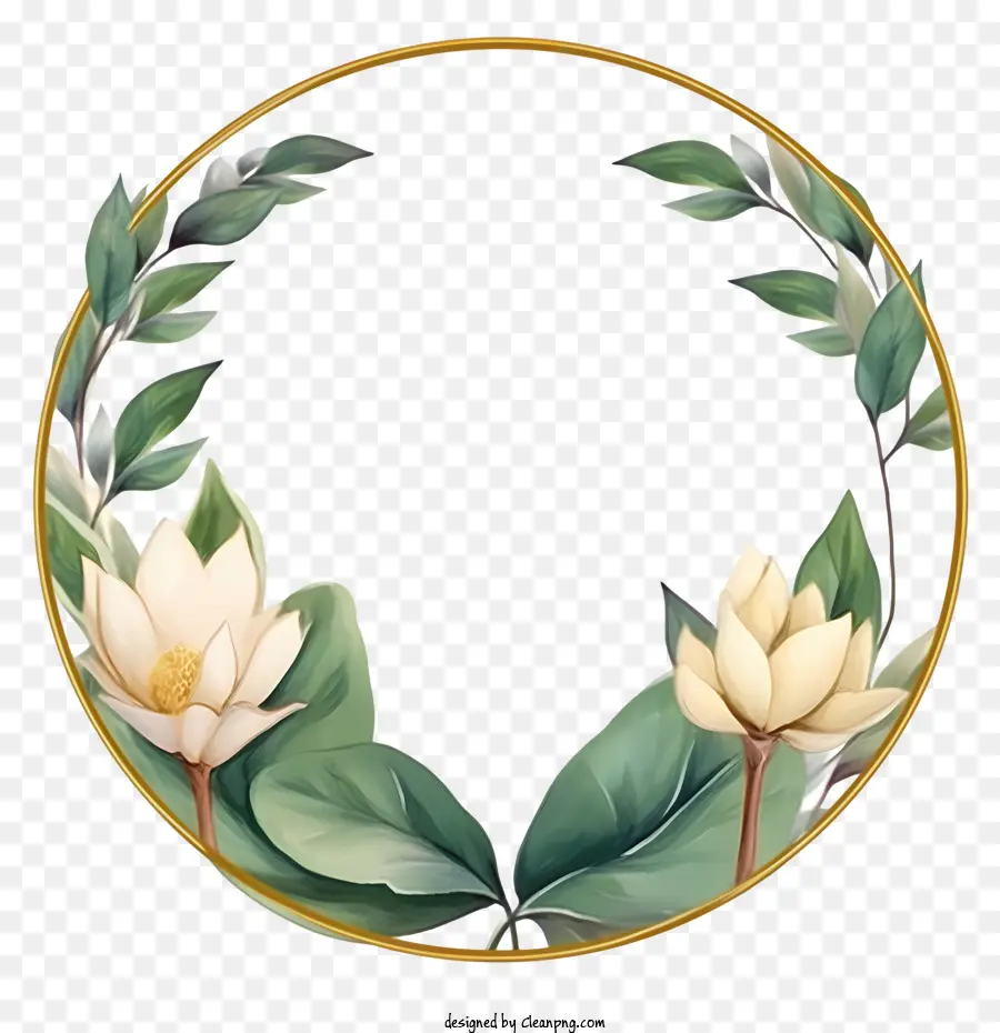 ยูคาลิปตัสสิ Wreath，ดอกไม้สีขาว PNG