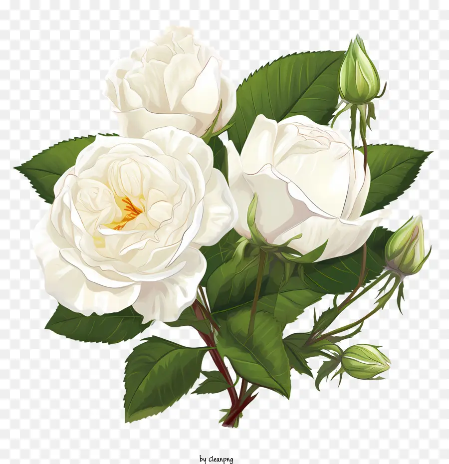 ดอกกุหลาบสีขาว，กุหลาบ PNG