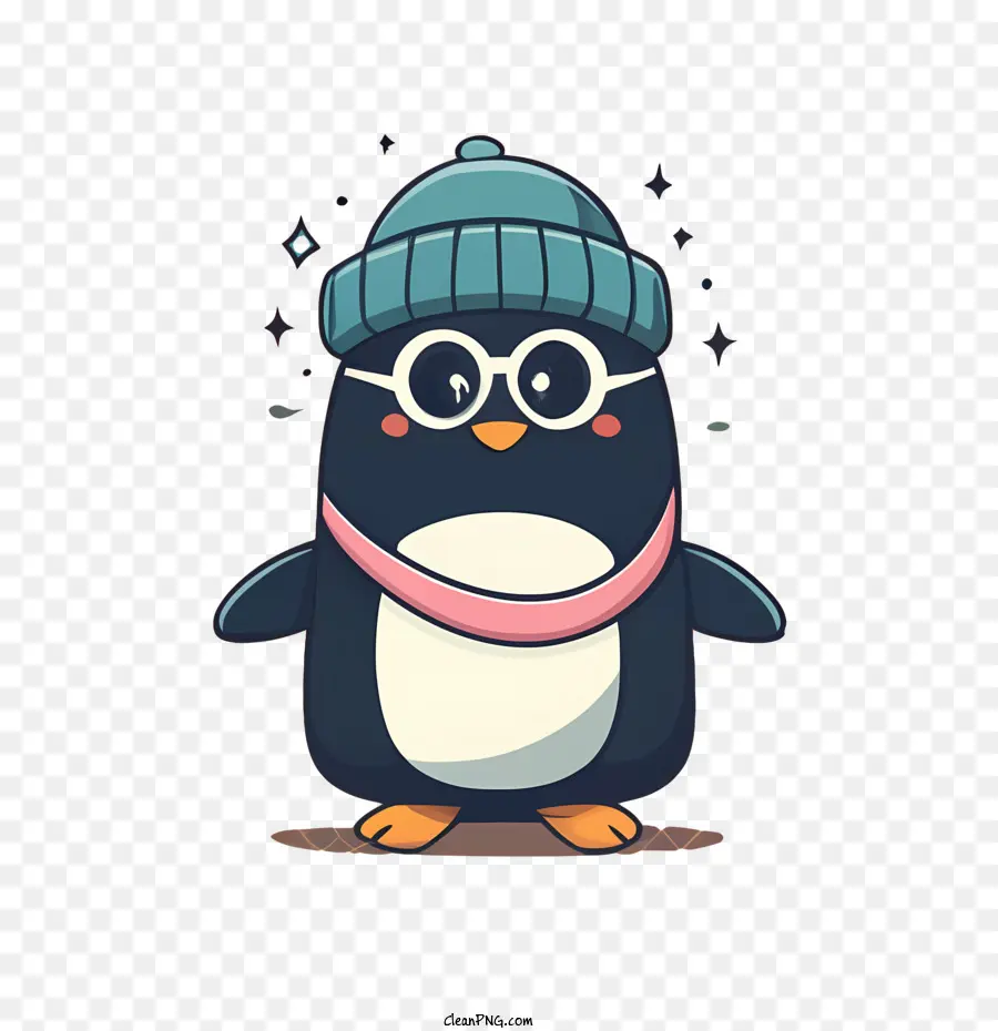 เพนกวินน่ารัก，เพนกวินกับ Beanie PNG