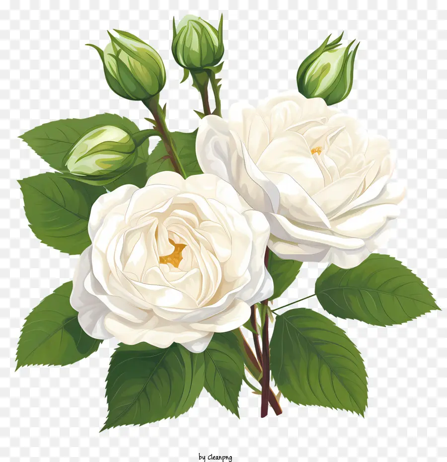 ดอกกุหลาบสีขาว，ดอกกุหลาบ PNG